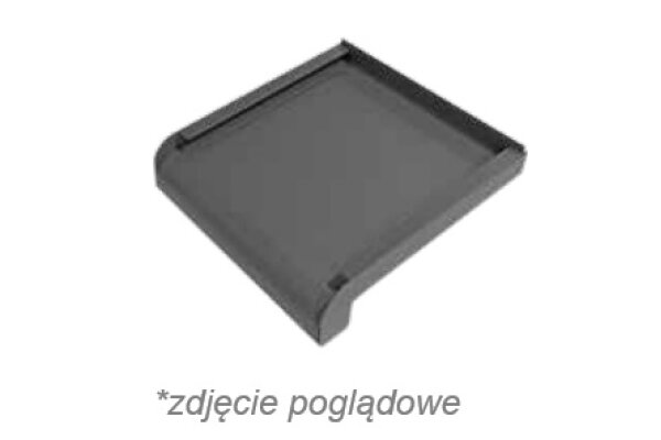 Zaślepka ALU do parapetu ALURON Soft line aluron Biały RAL9016