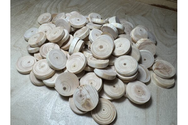 Fleki, Sęki i zaprawki gałęziowe ɸ30x7 mm - faza, 1000 szt. F&S