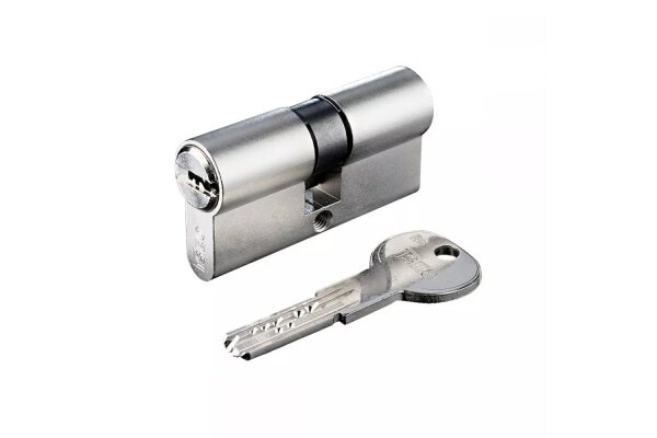 WKŁADKA BĘBENKOWA R6 EXTRA DWUSTRONNA 50x55, 5 KLUCZY ISEO Nikiel matowy