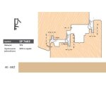 Uszczelka okienna przylgniowa SP7603 - 200m Deventer Beżowy