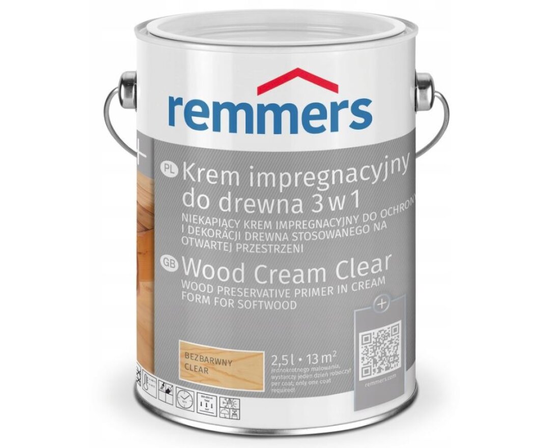 Krem Impregnacyjny do drewna 2,5L- fot-