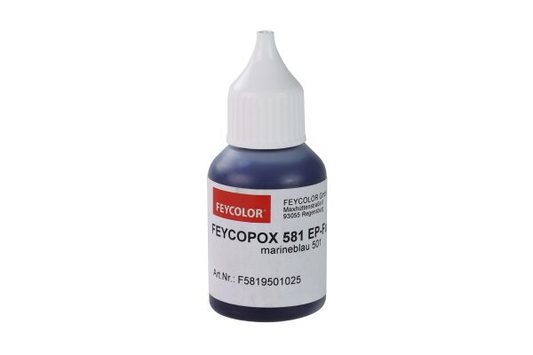 FEYCOPOX 501 Marineblau EP-Farbstoff 5ml FEYCOLOR Granatowy